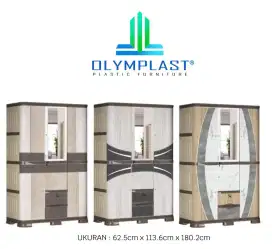 Lemari Olymplast 3 pintu