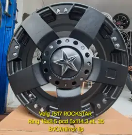 Velg ROCKSTAR 
Ring 18x8,5 pcd 5x114.3 et. 35
BVC/mirror lip