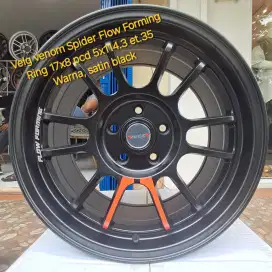 Velg venom Spider Ring 17x8 pcd 5x114.3 et.35 innova, xpander