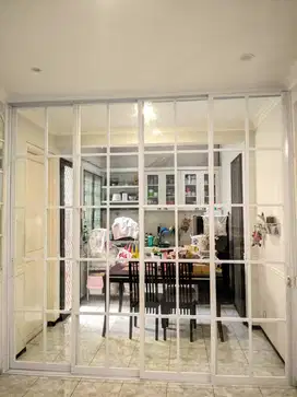 JUAL! Pintu partisi penyekat ruangan aluminium