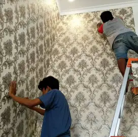 JASA WALLPAPER DINDING VINILL