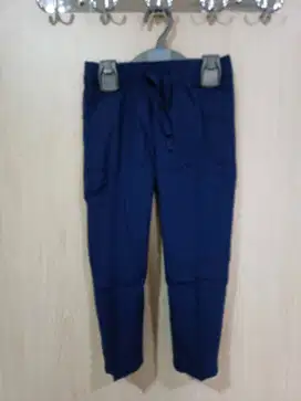 Celana Panjang anak laki cowok boy long pants trousers H&M Navy Blue