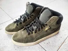 Puma 1948 Mid Corduroy 'Olive Green Black' Size 40