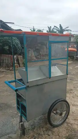 Dijual gerobak siap pakai