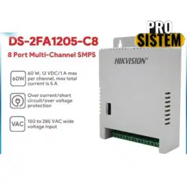 HIKVISION DA-2FA1205-C8 ADAPTOR POWER SUPPLY CCTV 8 CHENNEL 8CH