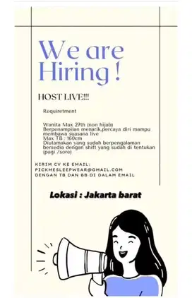 Loker host live streaming