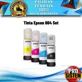 PAKET 1SET TINTA 664 BULK INK ORIGINAL BETTER QUALLTY BATTER LIFE