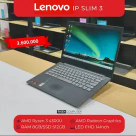 Second LAPTOP LENOVO IDEAPAD SLIM 3, RAM 8GB SSD 512GB 14' Seken Bekas