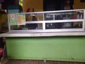 Etalase Warteg beserta meja