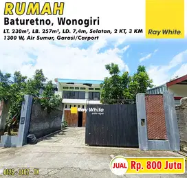 Dijual Rumah 2 Lantai, Lingkungan Asri dan Tenang di Baturetno, Wonogi