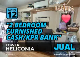 JUAL Cash atau KPR Bank 2 Bedroom Furnished Tower H  Apt bassura City