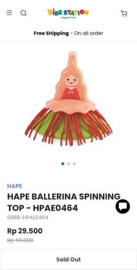 Kidz Station - Hape ballerina spinning top