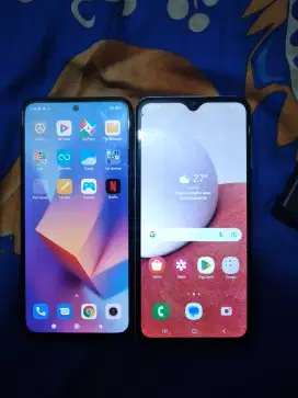 Redmi note 10 fulset dan samsung a13 hp sama dus