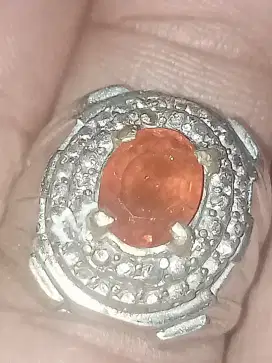 Natural Batu Orange Paparacha/Orange Sapphire Chorundum
