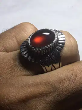 BATU RED GARNET BLACK MAMBA CRYSTAL NATURAL HARGA NEGO