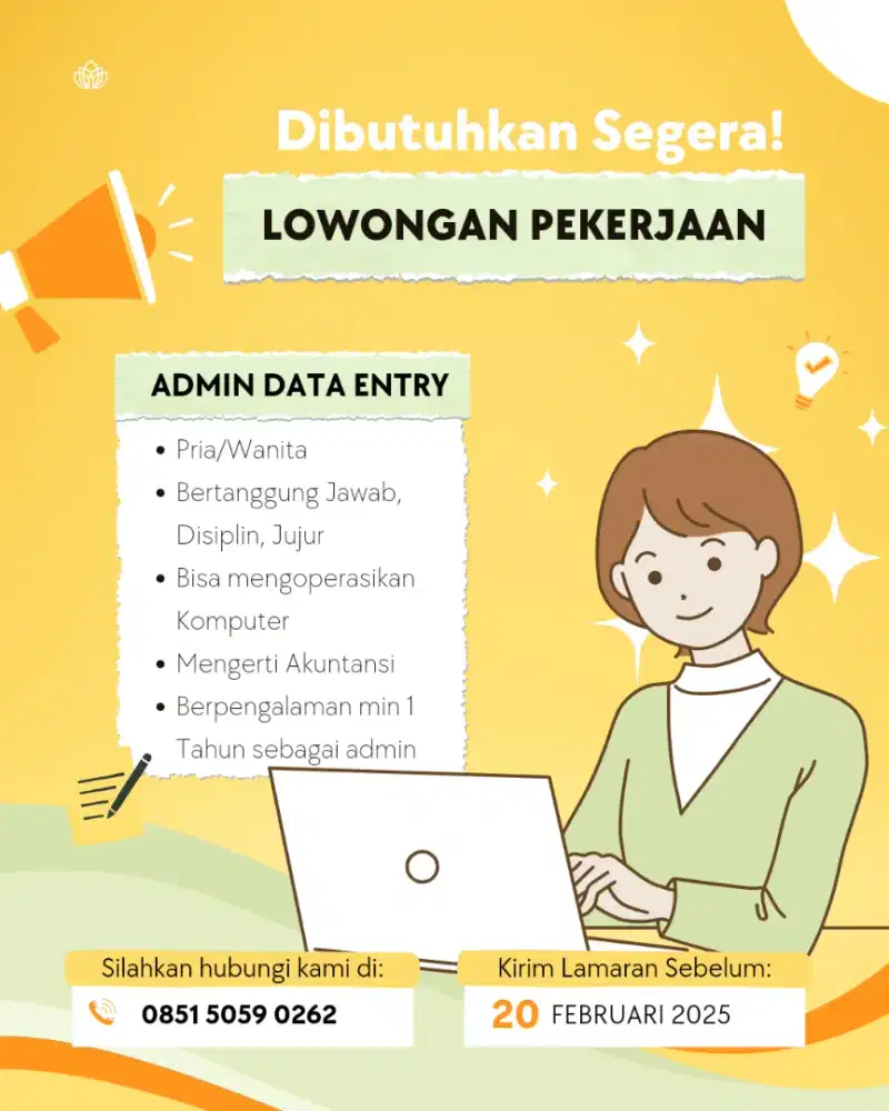 LOKER ADMIN DATA ENTRY