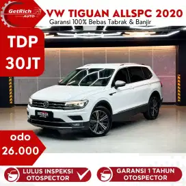 Low km!!!VW Tiguan Allspace 1.4 2020 Putih AT  Super Mulus