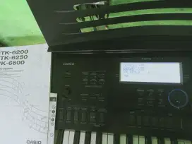 Kyboard Casio ctk6200sd lengkap dus buku