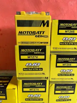 Aki Motor Motobatt GeL MTZ6S sama dengan GTZ6S/GTZ6V/YTZ6V BARU