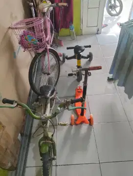 Di jual sepeda Paket 4 buah
