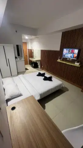 Disewakan bulanan unit baru Apartemen Evenciio Margonda