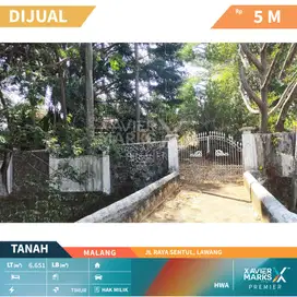 Dijual Rumah Terawat Hitung Tanah Di Jalan Raya Sentul  Lawang, Malang