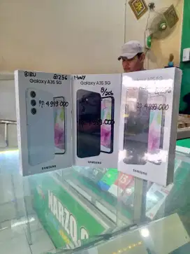 Samsung Galaxy A35 5G 8/256 Baru, Mulus, Lengkap Segel Pastinya.