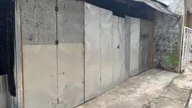 Pager lipat galvalum dan kayu