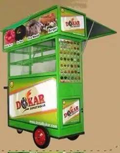 Gerobag jualan ada tempat kompornya