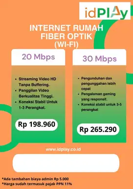 id play fiber internet murah unlimited