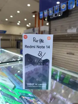 Redmi note 14 8/256 Garansi Resmi