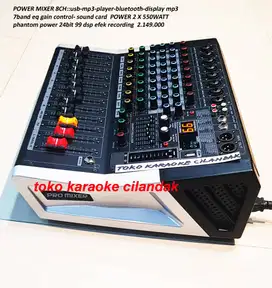 power mixer 8ch bagus