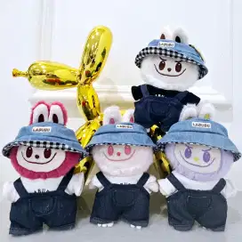 LABUBU BAG CHARM MEWAH BARU COOL TONE BONEKA LABU gantungan kunci