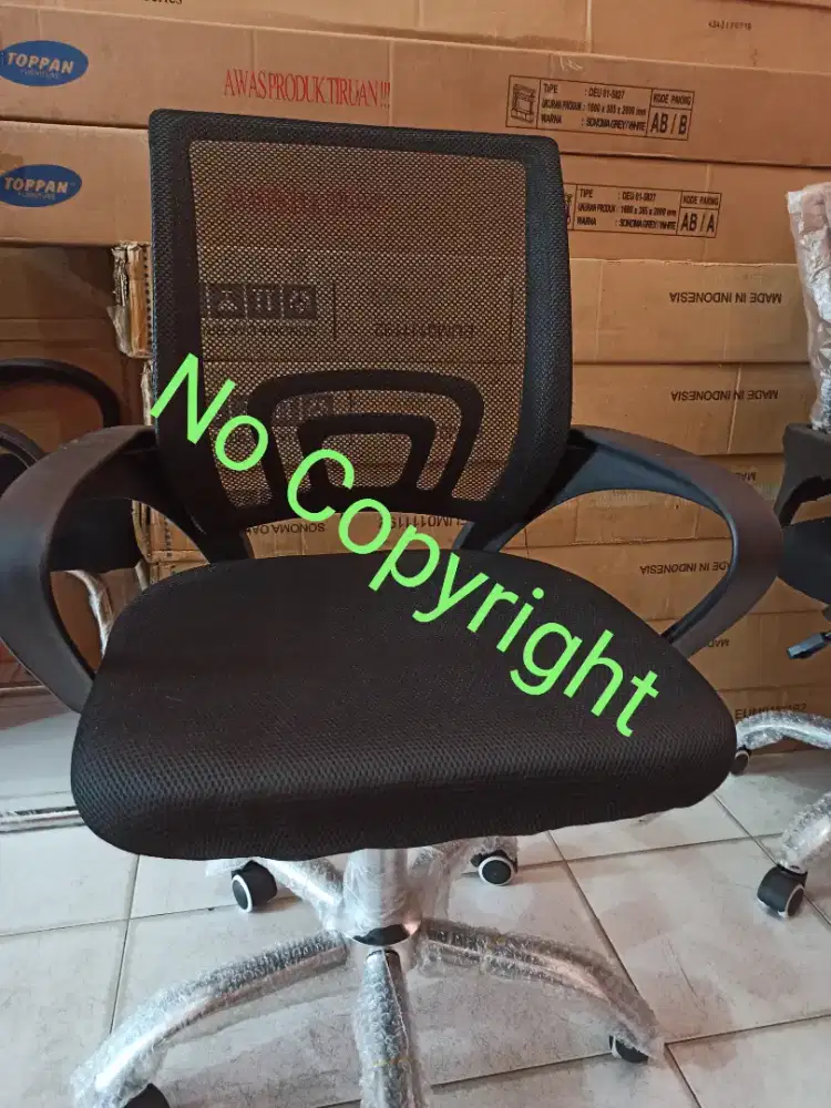 Kursi kantor jaring hidrolik putar 360 derajat