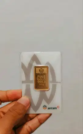 Logam Mulia Antam 10gr 2024 Emas 10g 10 murah investasi red mark rm
