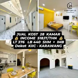 DIJUAL CEPAT KOST FULL TERSEWA DI DEKAT KIIC KARAWANG