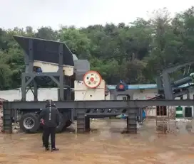 Mobile stone crusher set 400*600