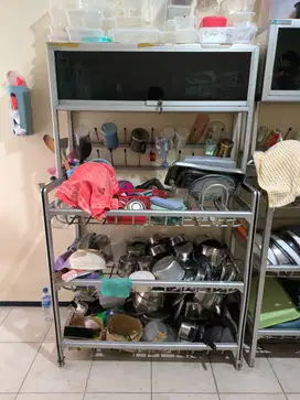 Rak piring Aluminium bekas