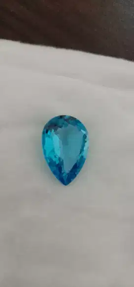 Batu Permata BlueTopaz London Blue +- 12 carat
