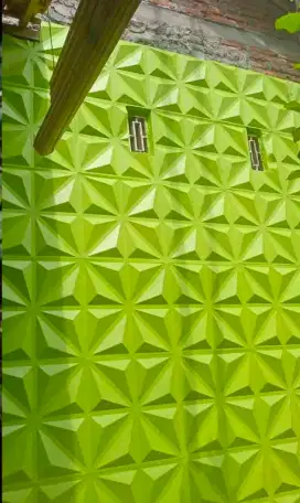 Wallpanel dinding beton roster putih