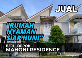 JUAL Rumah Cluster Siap Huni Beji Depok dekat Stasiun Depok baru