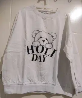 Sweater anak perempuan motif beruang