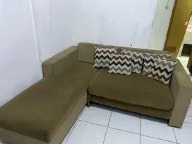Dijual cepat sofabed second