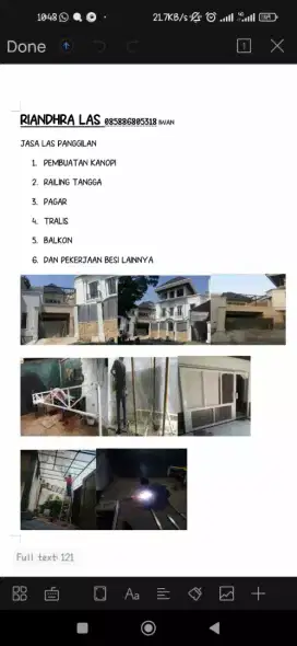 Jasa las panggilan