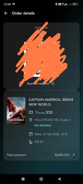 Jual tiket nonton captain America brave new world