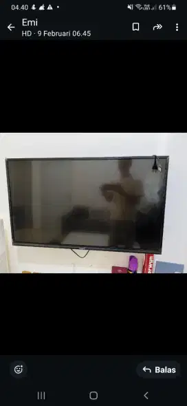 Dijual TV LED merk Panasonic 43 inch