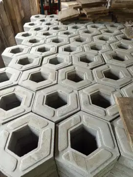 Gress Blok paving rumput