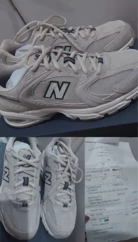 Sepatu NB 530 Ivory Beige Ukuran 40