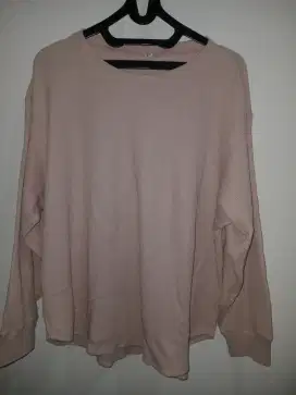 Baju atasan uniqlo warna pink