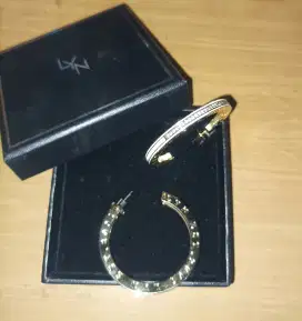 LYN Anting wanita warna gold